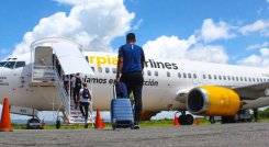 La aerolínea venezolana Turpial opera las rutas Bogotá-Caracas y Bogotá-Valencia. Foto Cortesía