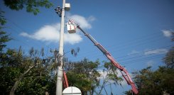 Reparan la fibra óptica hurtada el año pasado.