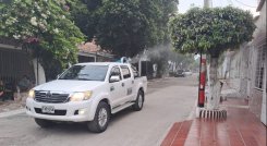 Las jornadas de fumigación se realizan entre las 5:30 y 8:30 de la mañana y 5:30 y 8:30 de la noche./ Foto: Cortesía 