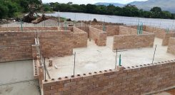 Vivienda con bloques tipo Lego