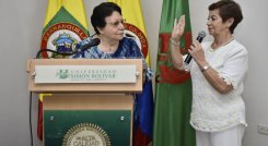 Yolanda Gallardo de Parada, nueva directora general de Unisimón, sede Cúcuta. / Foto: Cortesía / La Opinión 