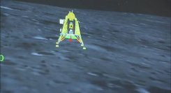 India descendió una nave en la Luna