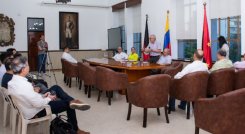 El lanzamiento oficial del Diplomado se realizó en el despacho del alcalde de Cúcuta, Jairo Yáñez Rodríguez, en presencia de los organizadores, representantes de diversos colectivos civiles, juntas de acción comunal y líderes sociales. 