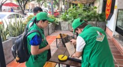 Técnicos del catastro multipropósito adelantan visitas en predios de Los Caobos/Foto Cortesía