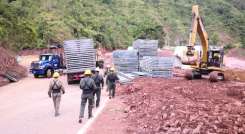 Puentes militares llegaron el lunes a El Tarrita/Foto cortesía