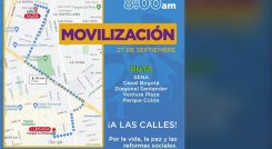 El punto de encuentro es el Parque Colón 