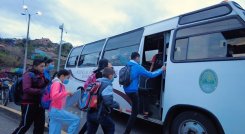 Nuevamente se revive la pesadilla del servicio del transporte escolar, pues los recursos se agotaron.