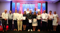 La noche de premiación de Las Mejores Empresas de Norte de Santander será el 9 de noviembre. En la foto, los ganadores de 2022./Foto Archivo La Opinión