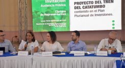 Audiencia pública para socializar proyecto del tren del Catatumbo/Foto cortesía Juan Pablo Bayona/La Opinión