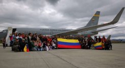 Llega avión con colombianos procedente de Israel