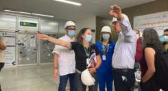 El ministro también hizo presencia en los hospitales municipales de Los Patios y Villa del Rosario