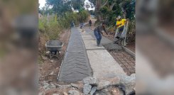 El material de construcción (premezcla) está fabricado bajo la norma técnica del Instituto Nacional de Vías. / Foto Cortesía