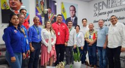 Reunión en la Aduana Principal San Antonio del Táchira./Foto Cortesía