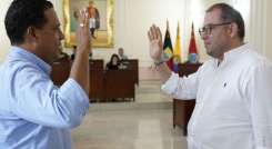 Diputados Emerson Meneses (izquierda) y Pedro Layva Rizzo/Foto cortesía Prensa Asamblea
