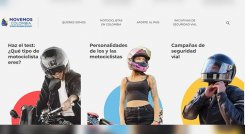 El portal tiene contenido para que los y las motociclistas del país se sientan identificados. / Foto: Cortesía