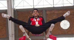  La gimnasia artística es el deporte a destacarse en los Juegos Nacionales.