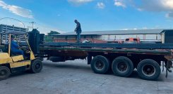 Han llegado la Zona Franca de Cúcuta 1.750 toneladas de palanquillas de acero desde Sizuca./ Foto Cortesía
