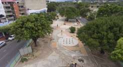 Pararon la obra en El Malecón  por falta de materiales