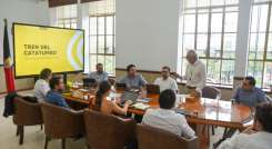En el despacho del alcalde Jairo Yáñez se presentó el plan para el Tren del Catatumbo/Rodrigo Sandoval/La Opinión