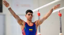 Ángel Barajas, Copa Mundo de gimnasia 2024. 