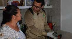 Hasta el momento, ya van más de 200 casas que han recibido la visita de la brigada. / Foto: Cortesía