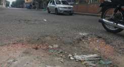 Una de las peores vías es la de la avenida 16 con calle 23 del barrio./ Foto: Nicolás Moijica