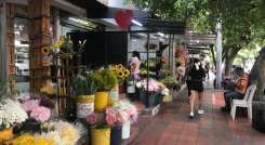 Las floristerías abundan por las Avenida Cero de Cúcuta. / Fotos: Nicolás Mojica. 