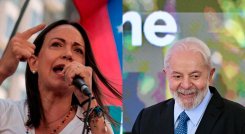 Machado y Lula Da Silva.
