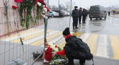 Ofrendas florales-atentado terrorista-Rusia