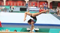 Los gimnastas nortesantandereanos se aprestan para una nueva competencia.