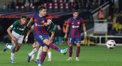 El polaco Robert Lewandowsky delantero del  Barça espera tener un mejor desempeño en el juego de vuelta.