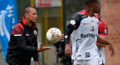 Braynner García, técnico del Cúcuta Deportivo. 