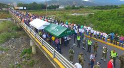 Muro entre Colombia y Venezuela