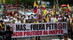 Marcha contra Petro en Cúcuta