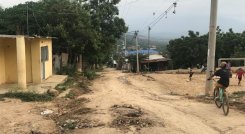 Todas las vías del asentamiento están destapadas./ Foto: Nicolás Mojica. 