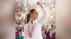 Claudia Sheinbaum, candidata presidencial de la coaliación Sigamos Haciendo Historia. / Foto: redes