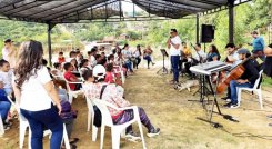 En el asentamiento humano El Talento se crean actividades comunitarias. / Foto: Cortesía.