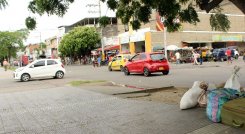 El ataque en el centro de la ciudad se presentó en las inmediaciones del parque Lineal. /Foto: La Opinión.