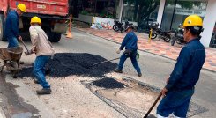 Se hizo un estudio y se identificaron 65 huecos en Los Caobos./ Foto Cortesía