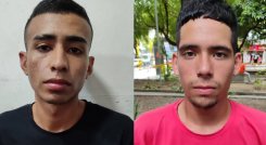 Llevaban un revólver en un taxi y la Policía los capturó