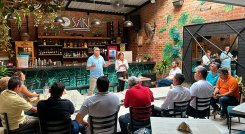 Empresarios sostuvieron una reunión con PorkColombia./ Foto La Opinión