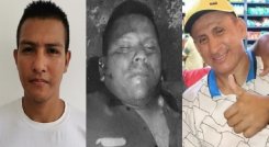 Las tres personas fueron asesinadas por dos sicarios.