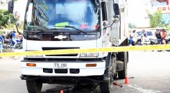 Ciclista no respetó la señal de pare y fue arrollado por una volqueta en Cúcuta