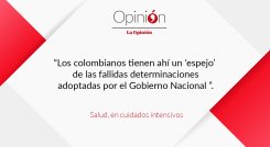 Salud, en cuidados intensivos