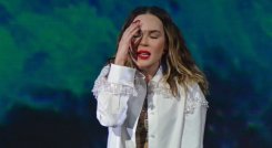 Belinda reacciona ante video del beso entre Angela y Nodal