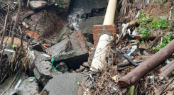 Ante la última temporada de lluvia el canal colapsó