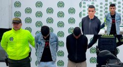 Rigoberto Hurtado y Luis Castilla fueron capturados en el parque principal.