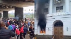 Los manifestantes, en su mayoría jóvenes, convocaron las protestas a través de redes sociales. / Foto: redes