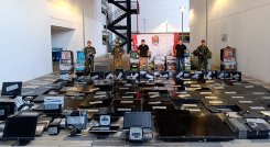 Incautaron 225 equipos avaluados en cerca de $212 millones./ Foto Cortesía