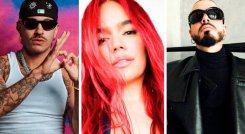 Feid, Karol G y J Balvin en el top de los artístas de regueton  colombiano